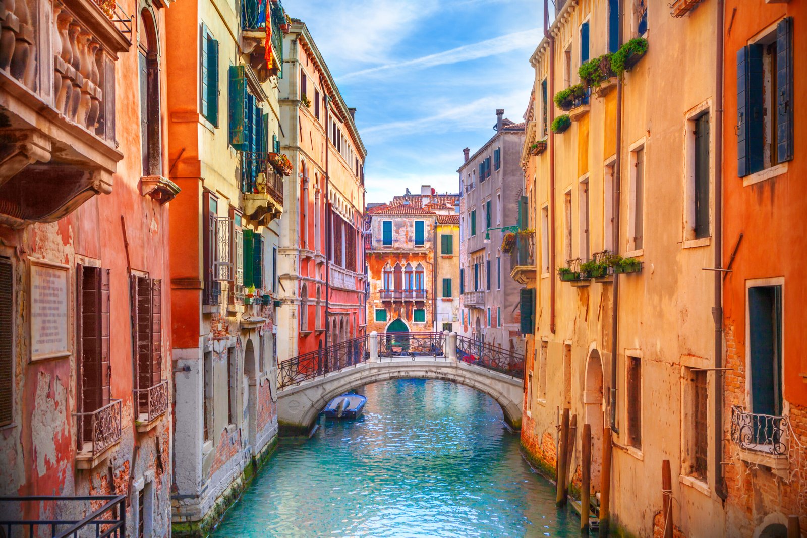 canal in venice, italy